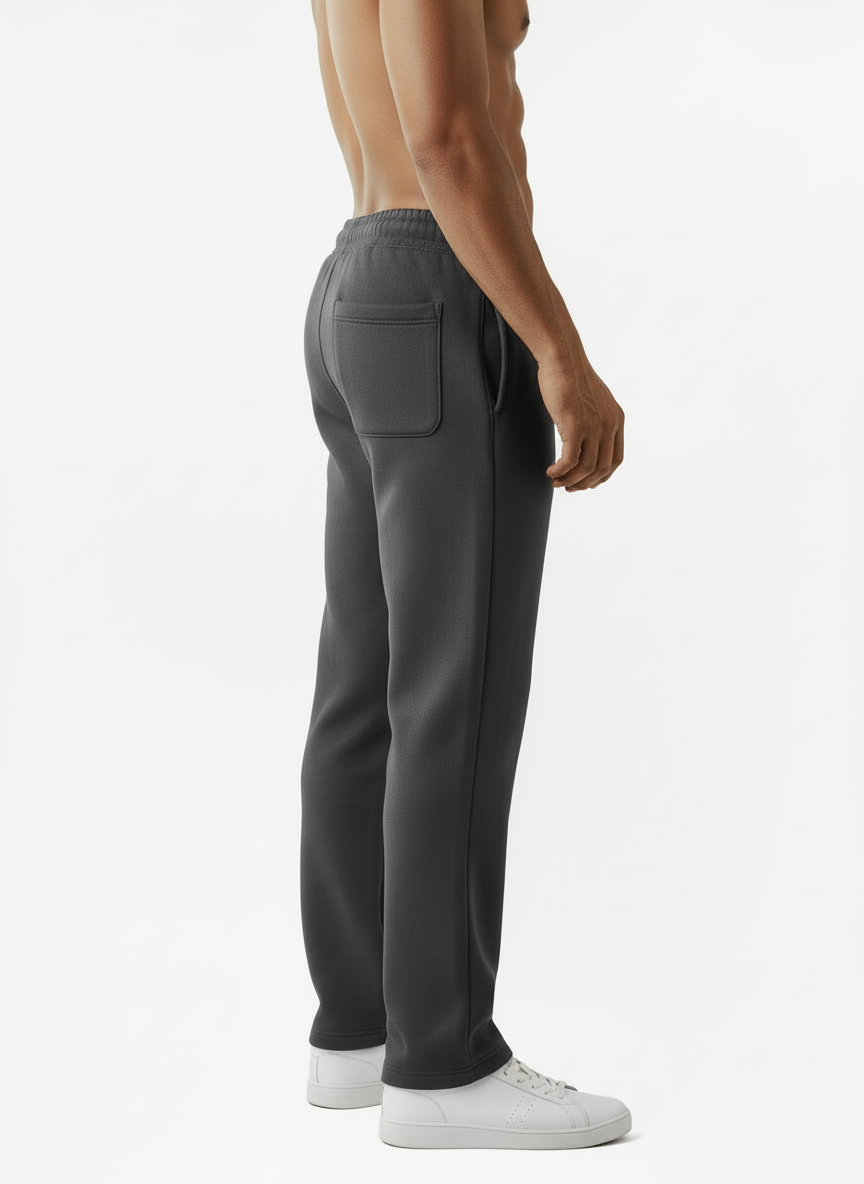 Comfy Straight pants (Dark gray)