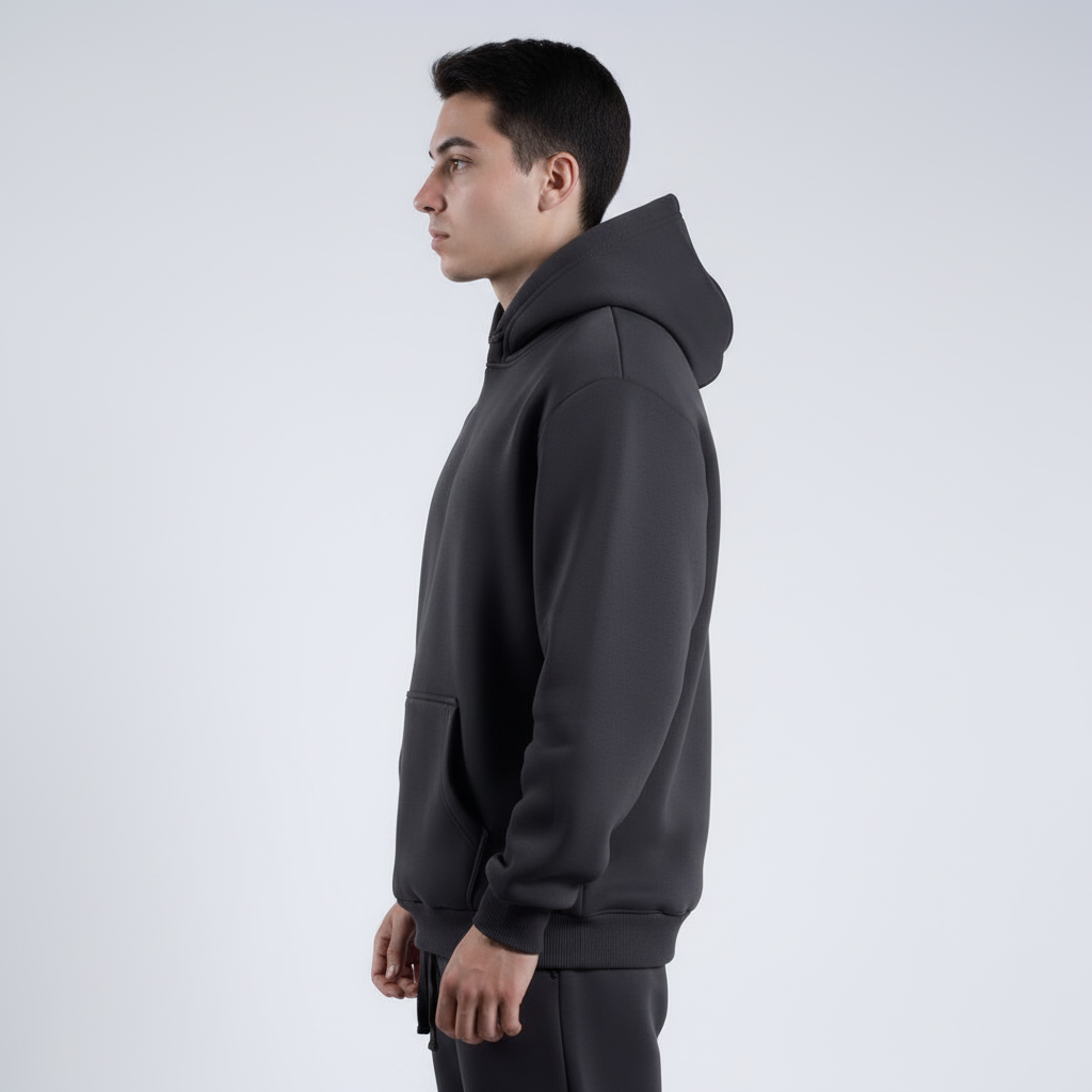 Unisex Basic Oversize Hoodie (Dark gray)