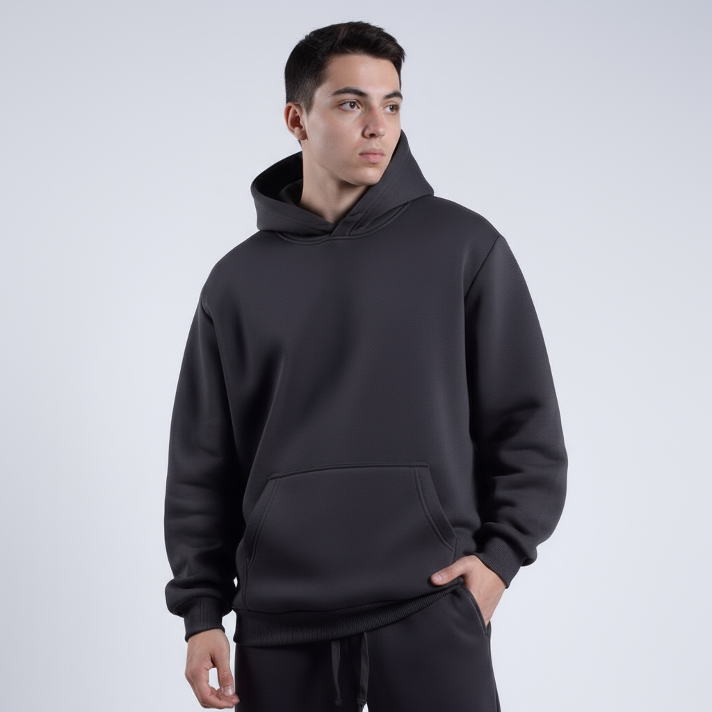 Unisex Basic Oversize Hoodie (Dark gray)