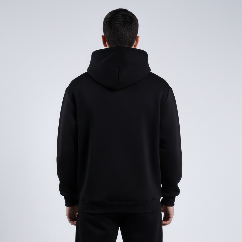 Unisex Basic Oversize Hoodie (Black)