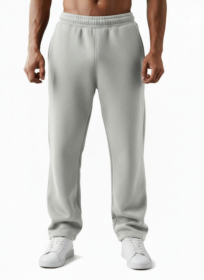 Comfy Straight pants (Light gray)